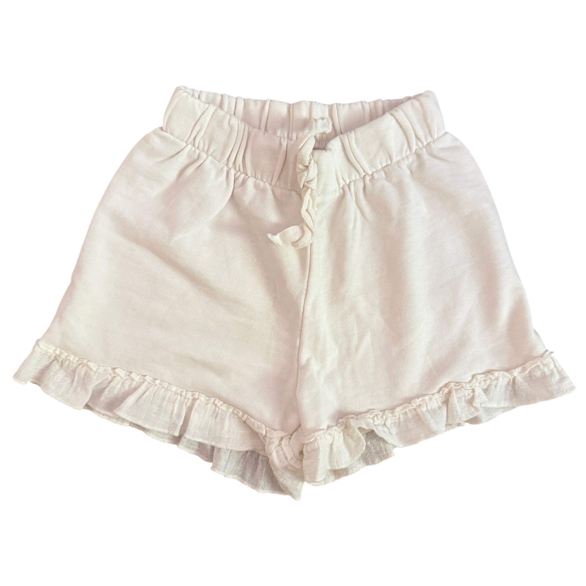 Zara Ruffle Trim Bermuda Shorts