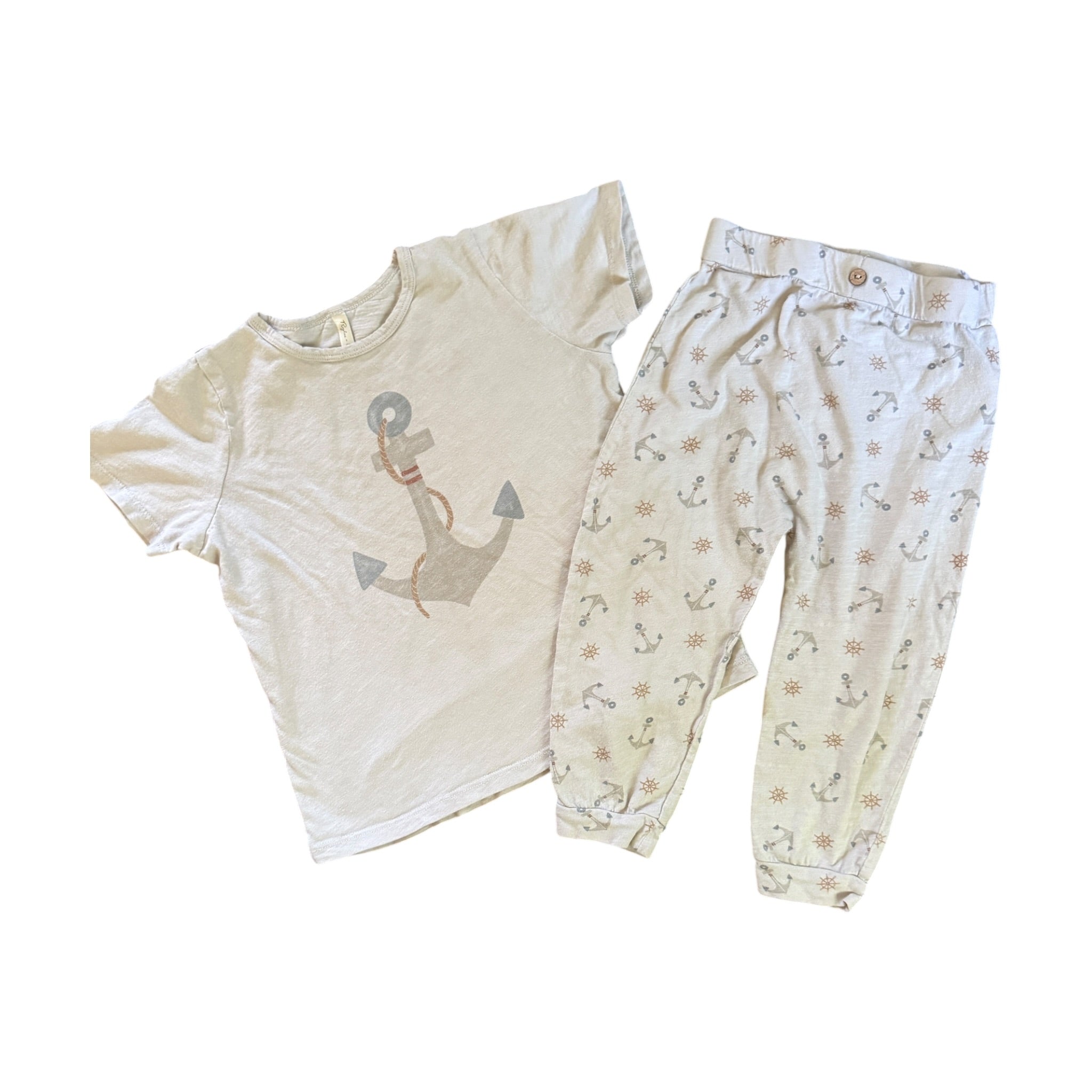 Rylee + Cru Anchor Tee  & Slouch Pant Set