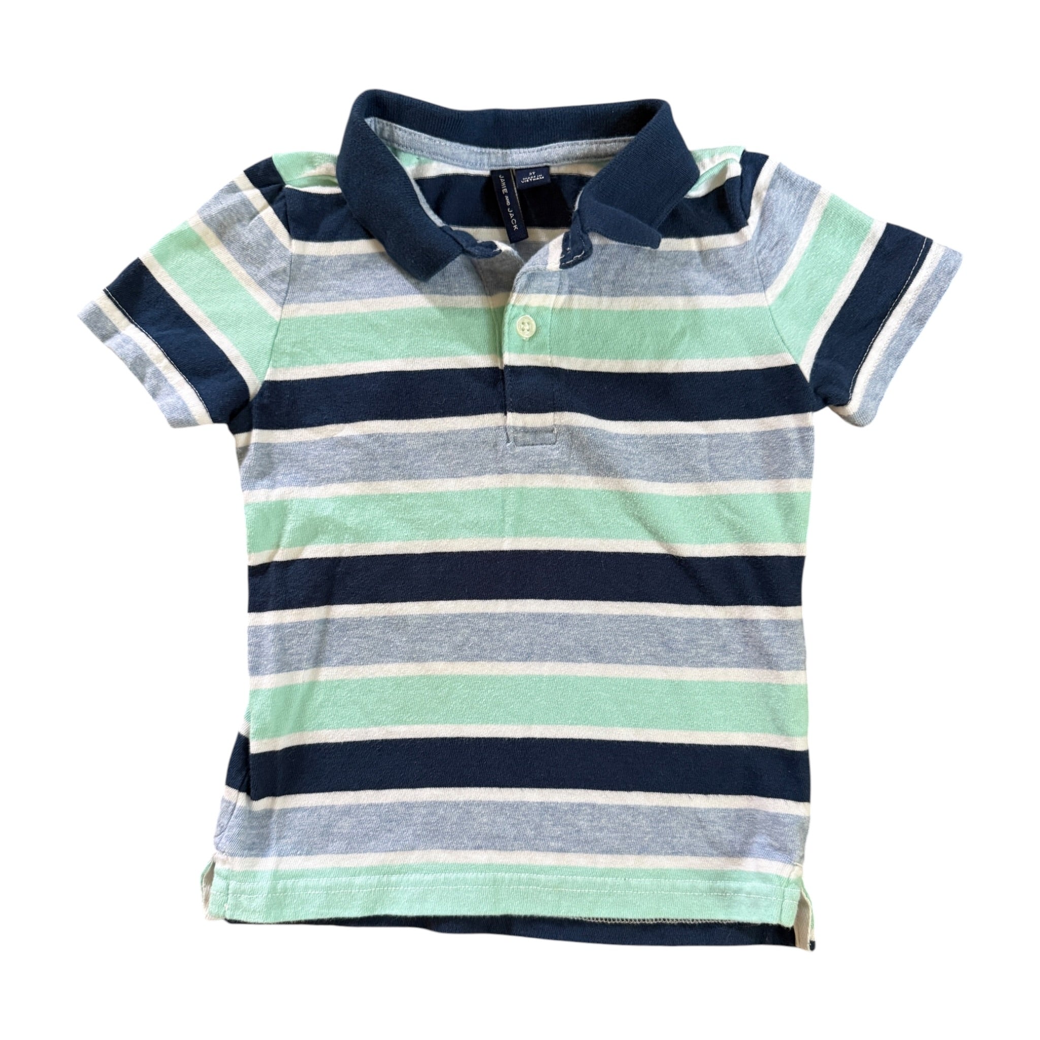 Janie & Jack Striped Polo