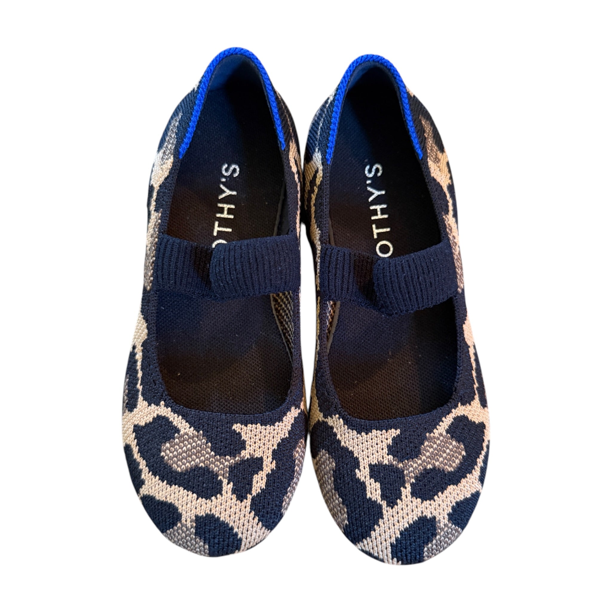 Rothy's Leopard Mary Janes