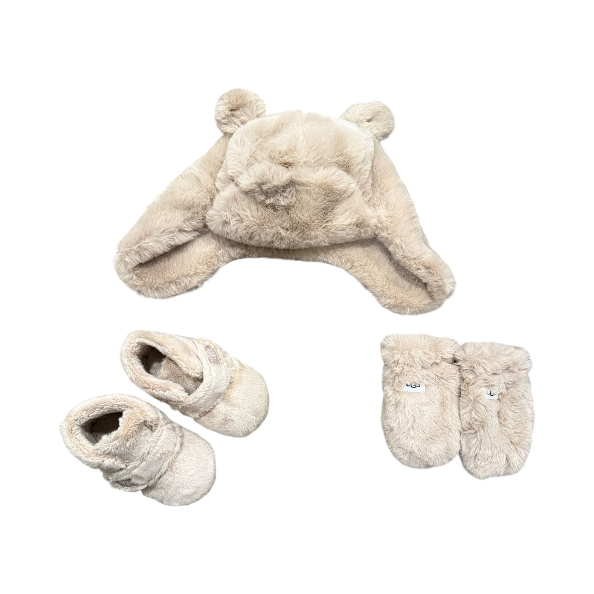UGG Bixbee Boots, Hat & Mitten Set