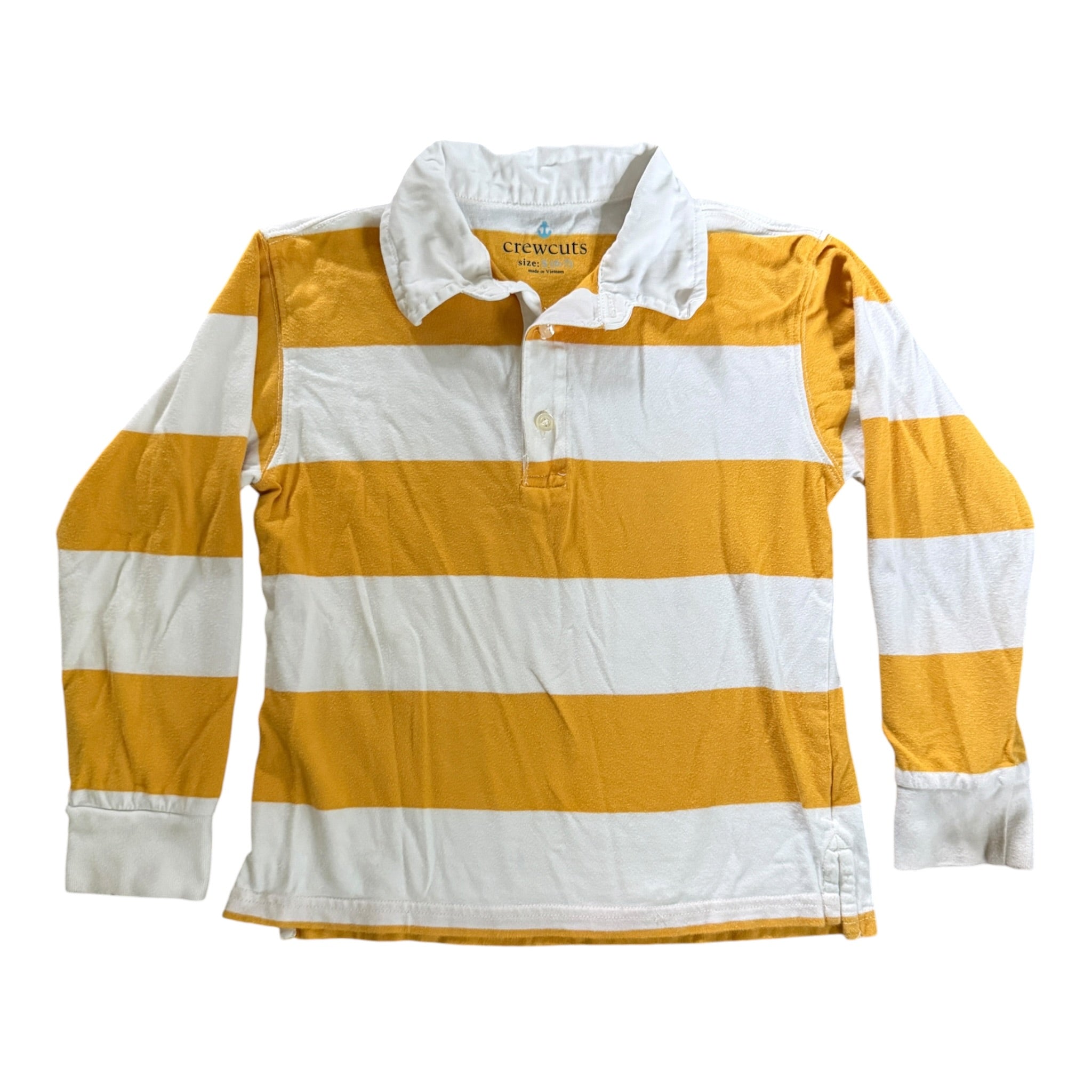 Crewcuts Striped Cotton Rugby Polo