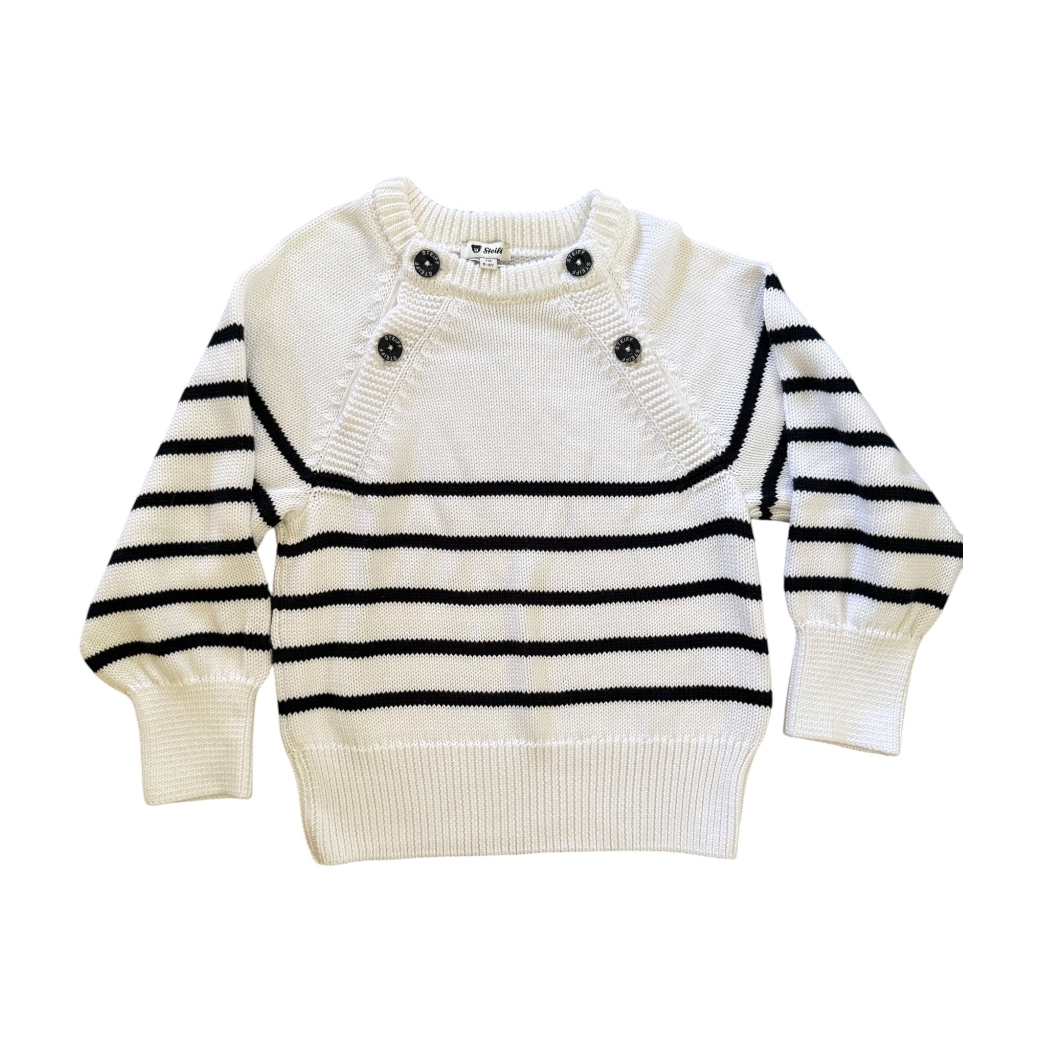Steiff Striped Knit Pullover