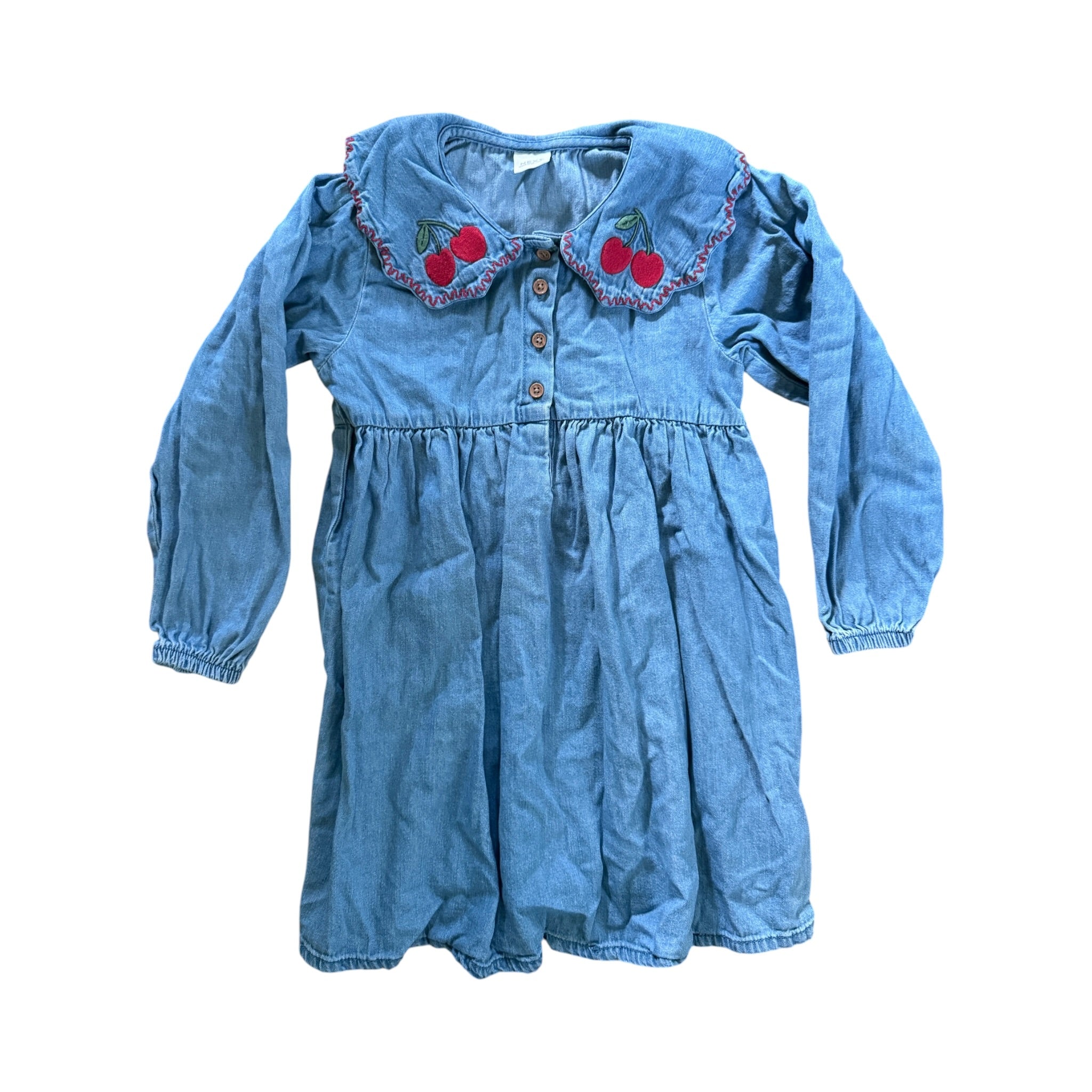 NEXT Kids Demin Dress with Cherries