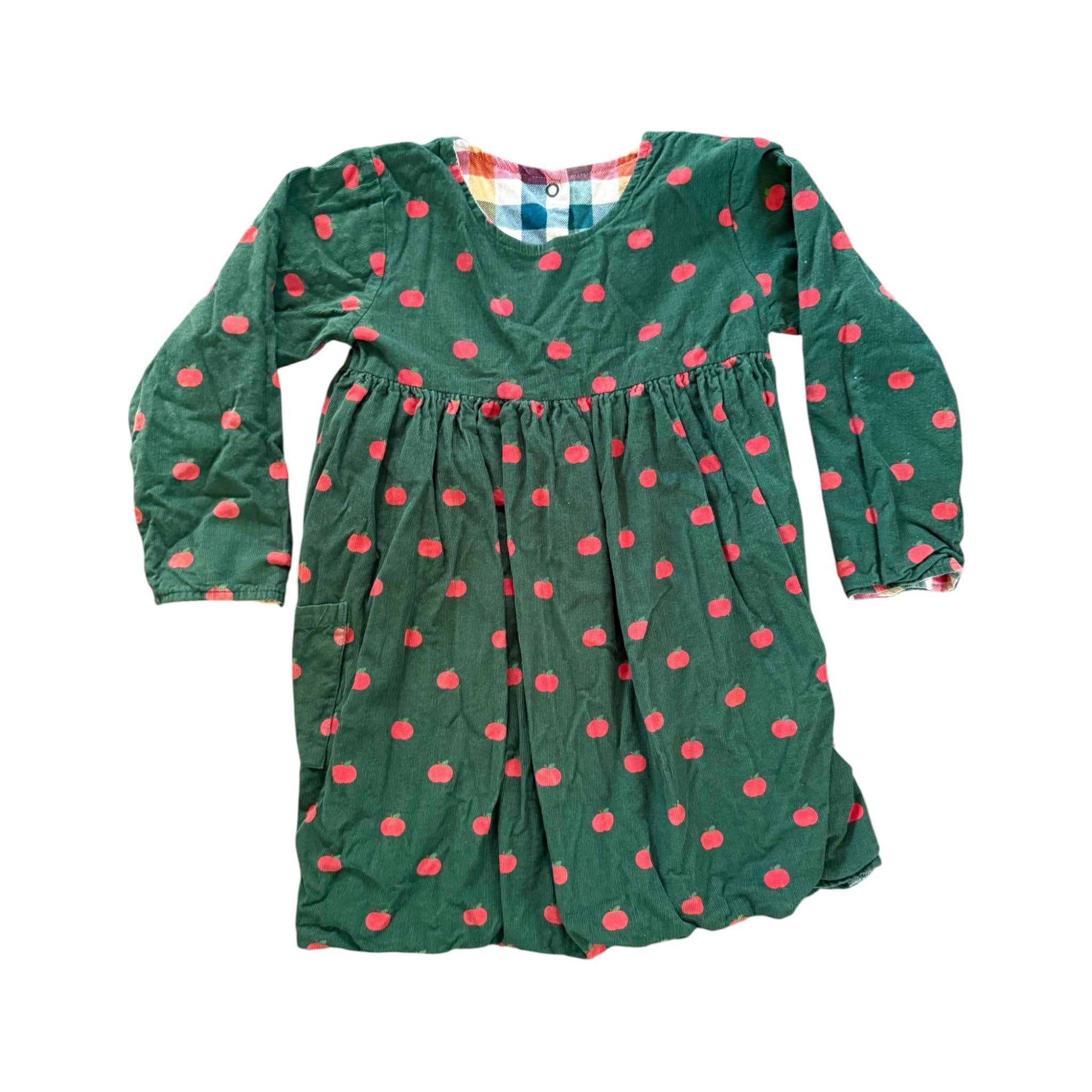 Little Green Radicals Apple Reversible Dress