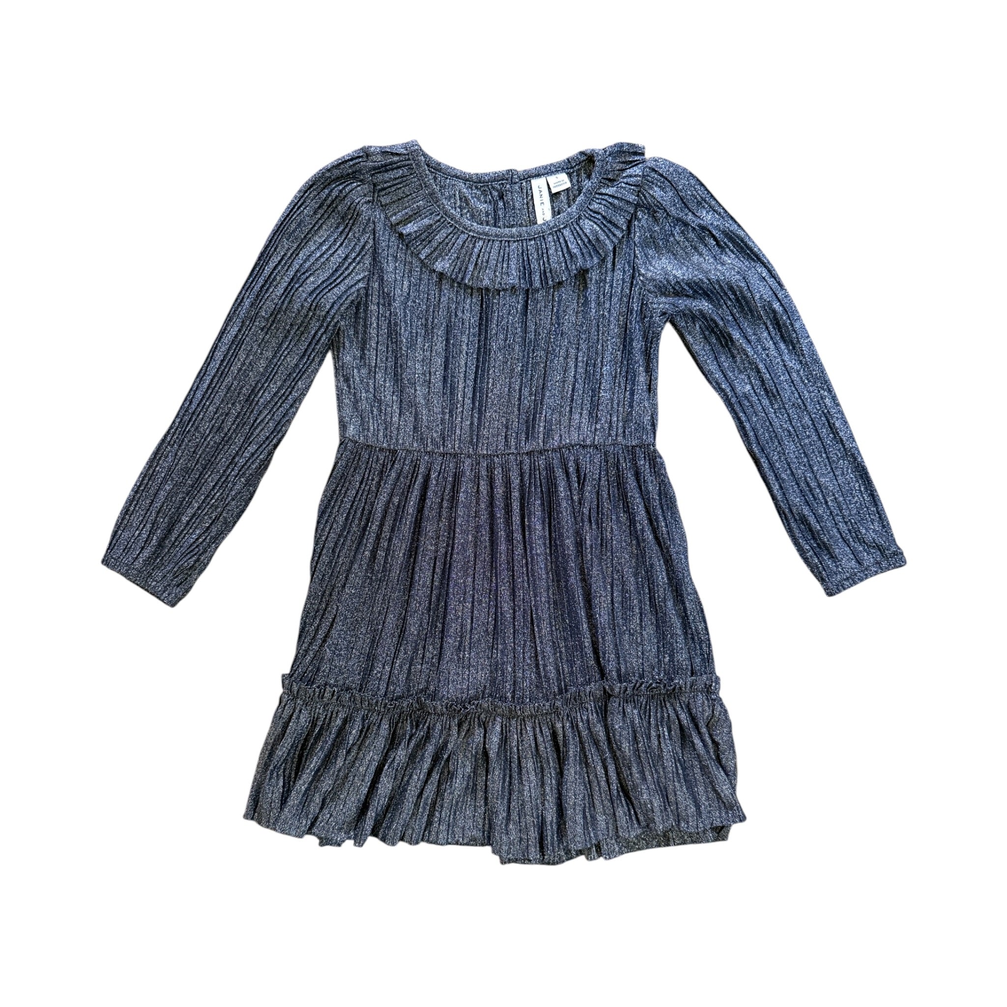 Janie & Jack Pleated Shimmer Dress