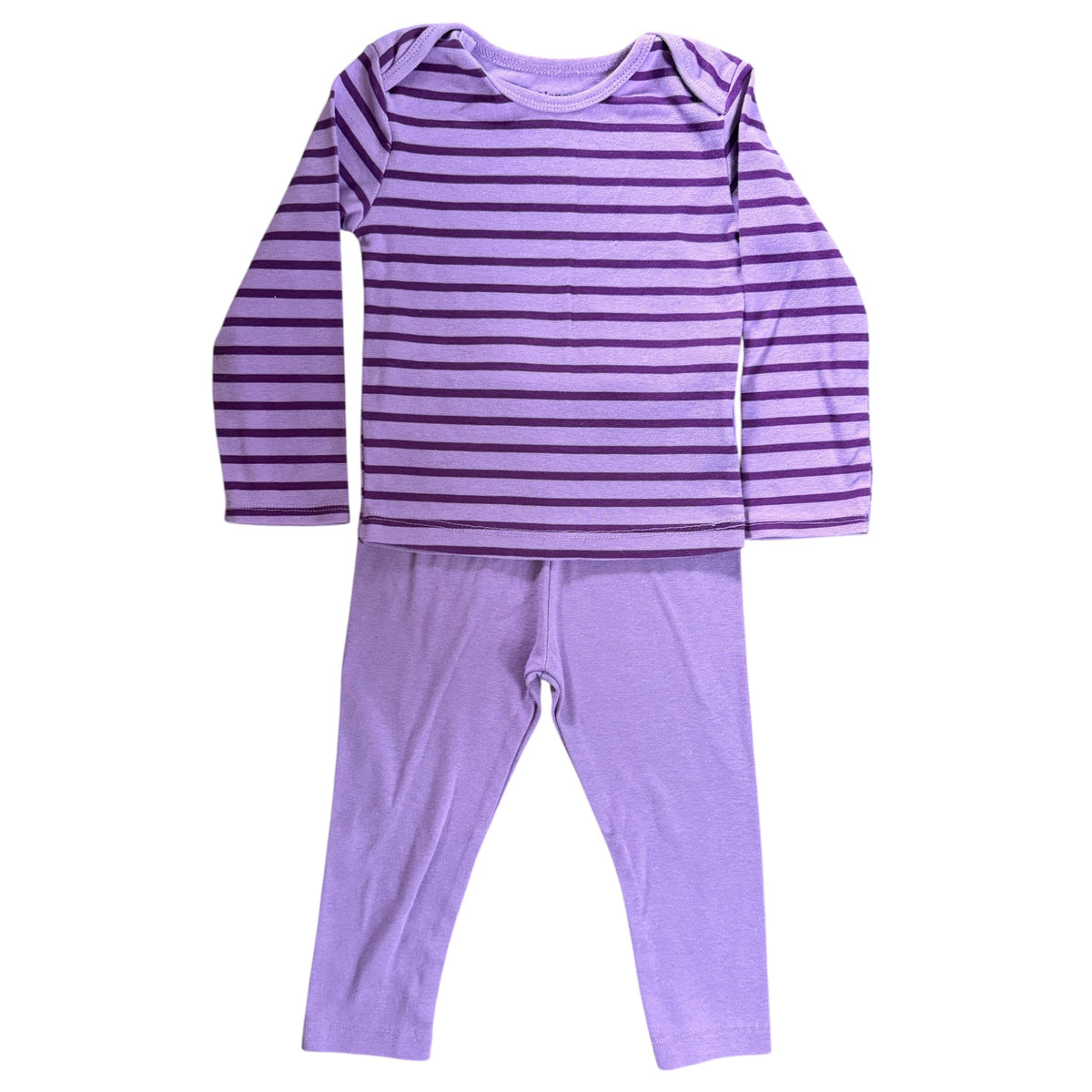 Hanes Striped Shirt with Leggings