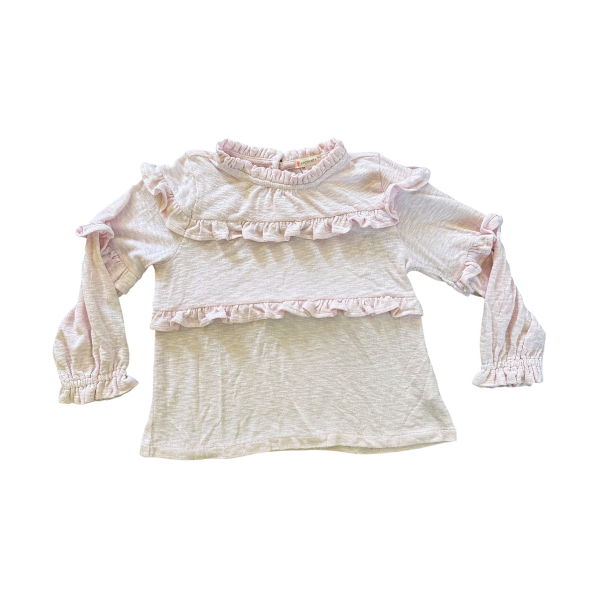Crewcuts Ruffle Knit Top