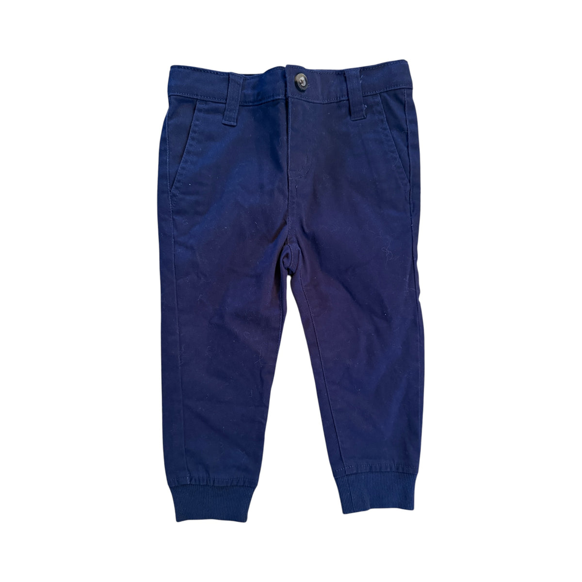 Janie & Jack Navy Twill Joggers