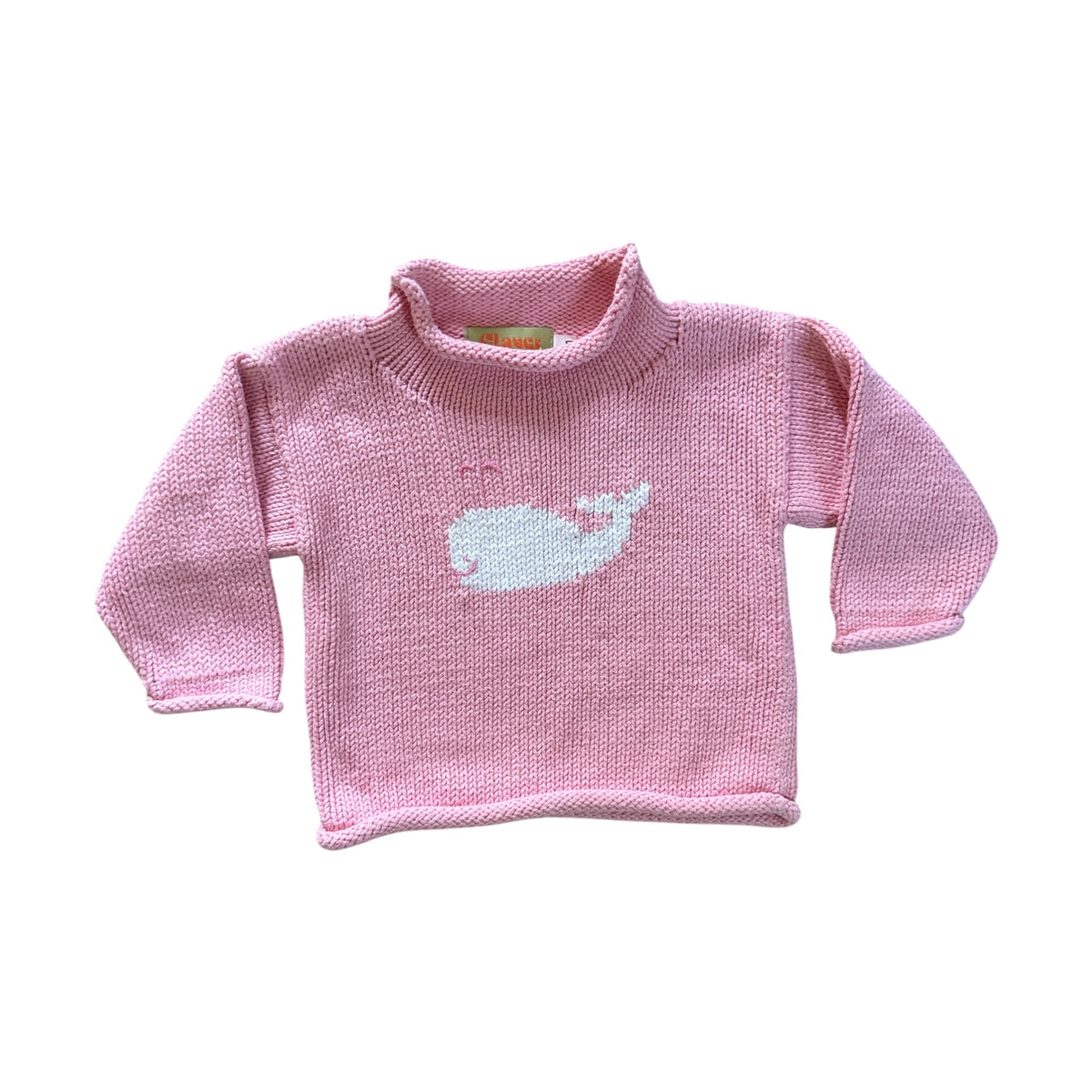 Claver Roll Neck Whale Sweater