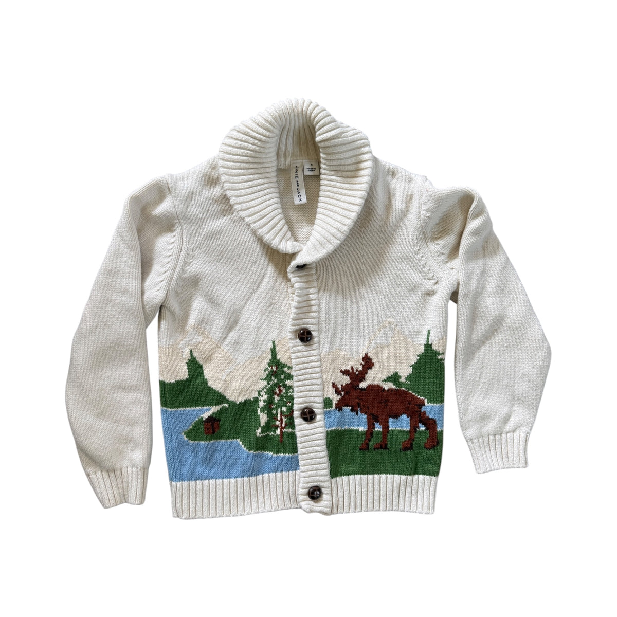 Janie & Jack Moose Cardigan