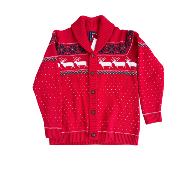 Janie & Jack Festive Fair Isle Cardigan