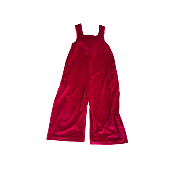 Pink Chicken Velour Jumpsuit