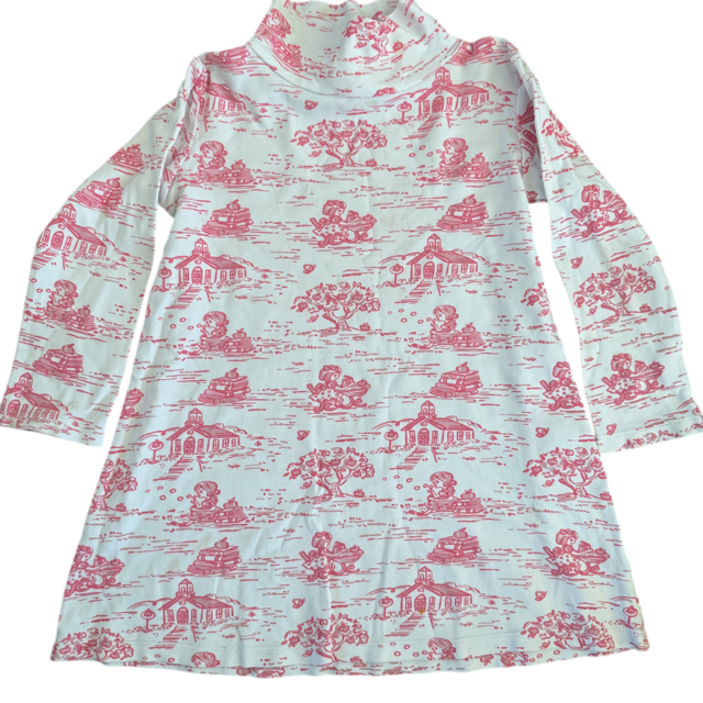 Maddie & Connor Toile Turtleneck Dress
