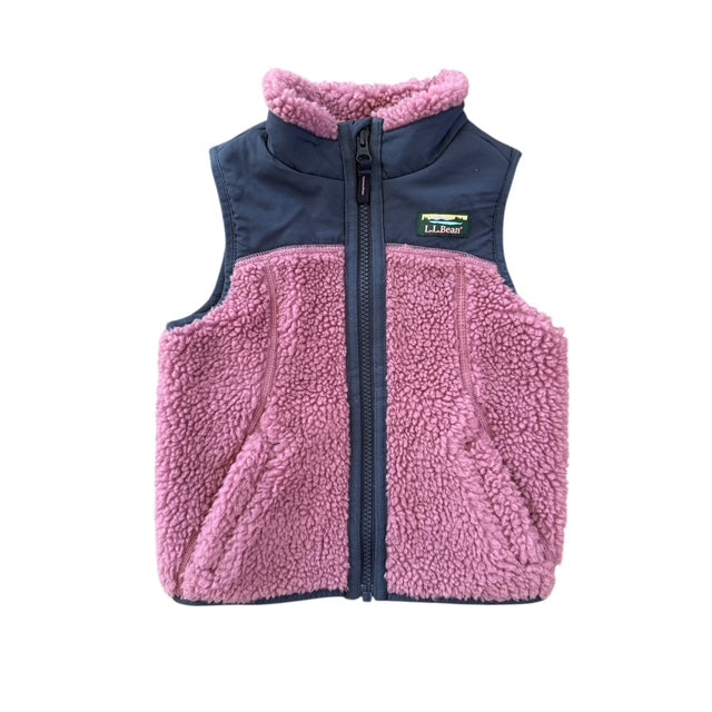 LL Bean Sherpa Fleece Vest