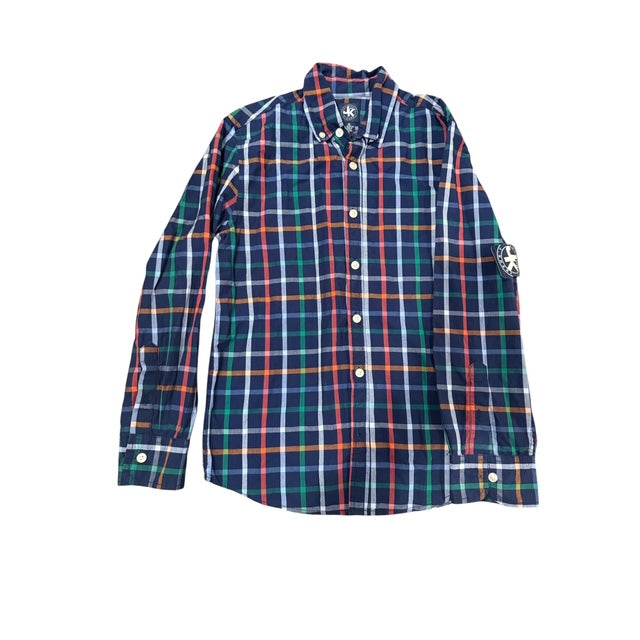 J.Khaki Plaid Button Down