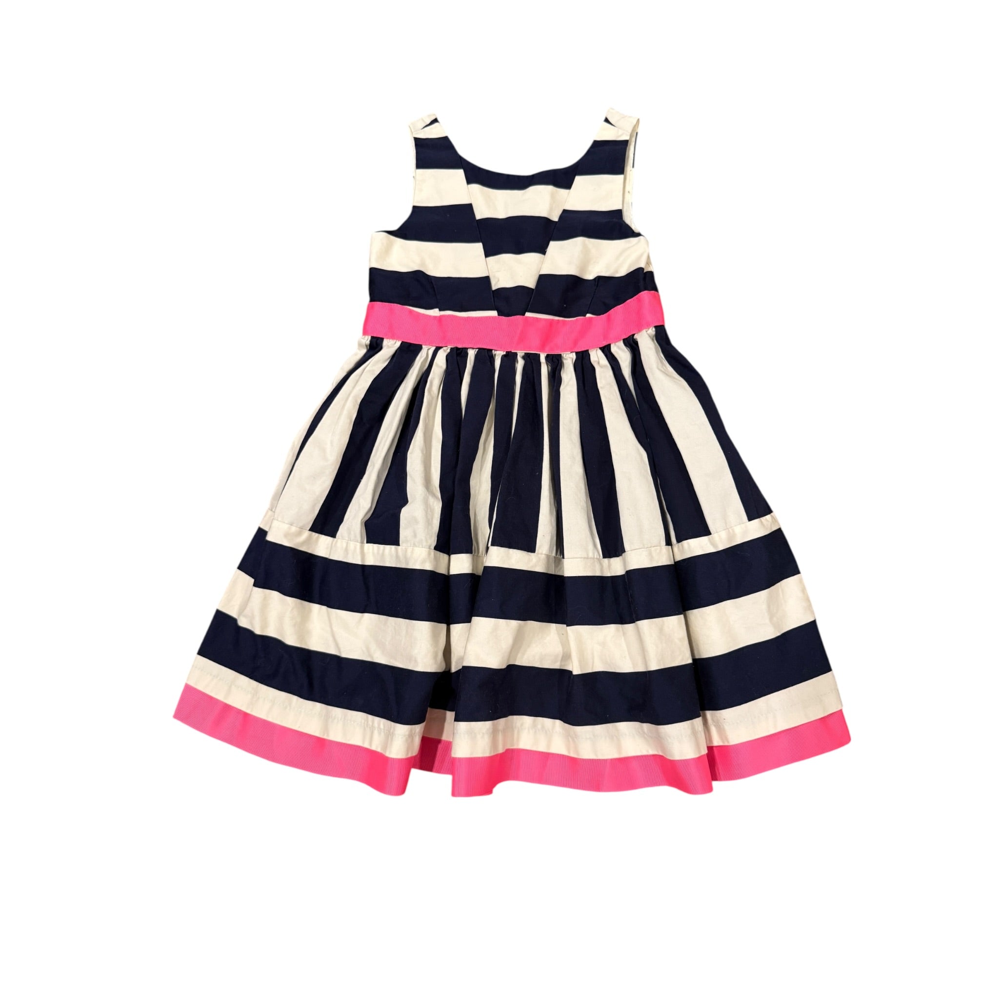 Savannah Striped Dress with Bow
