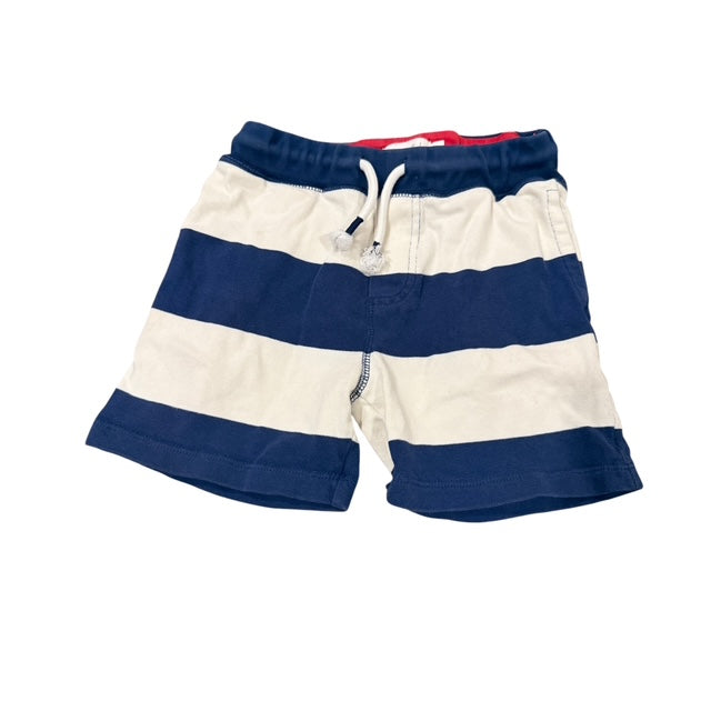 Mini Boden Striped Jersey Shorts