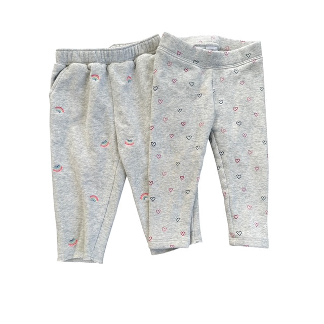Baby GAP Heart & Rainbow Joggers