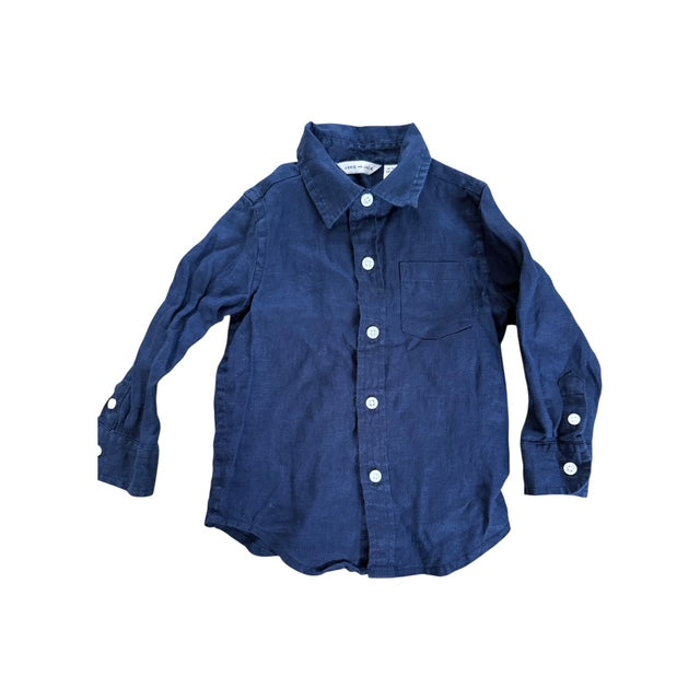 Janie & Jack Linen Button Down