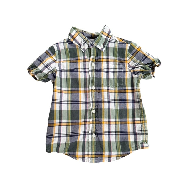 Janie & Jack Madras Plaid Shirt