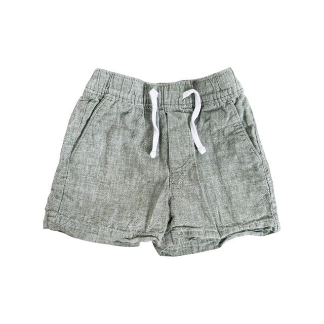 Janie & Jack Cotton Linen Shorts