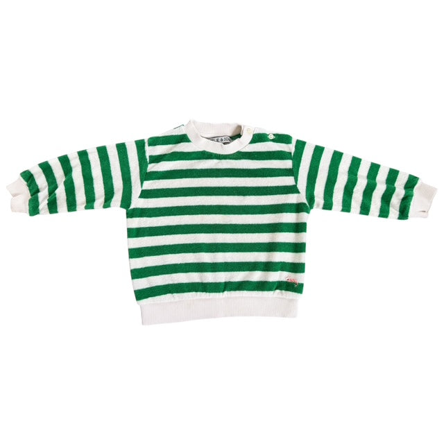 Emile & Ida Striped Terry Cloth Sweater