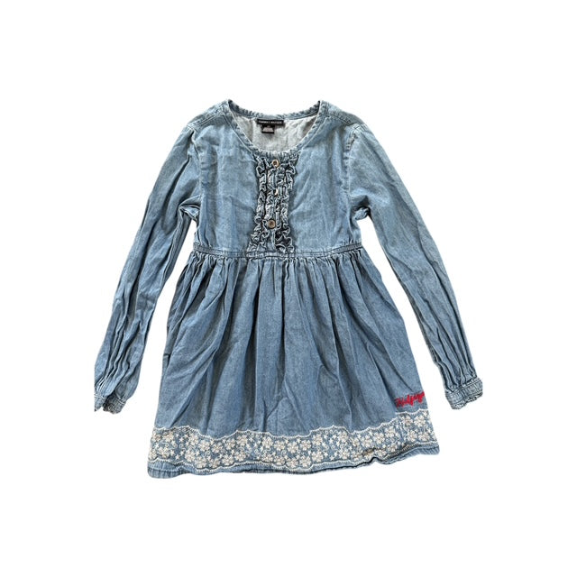 Tommy Hilfiger Ruffle Denim Dress