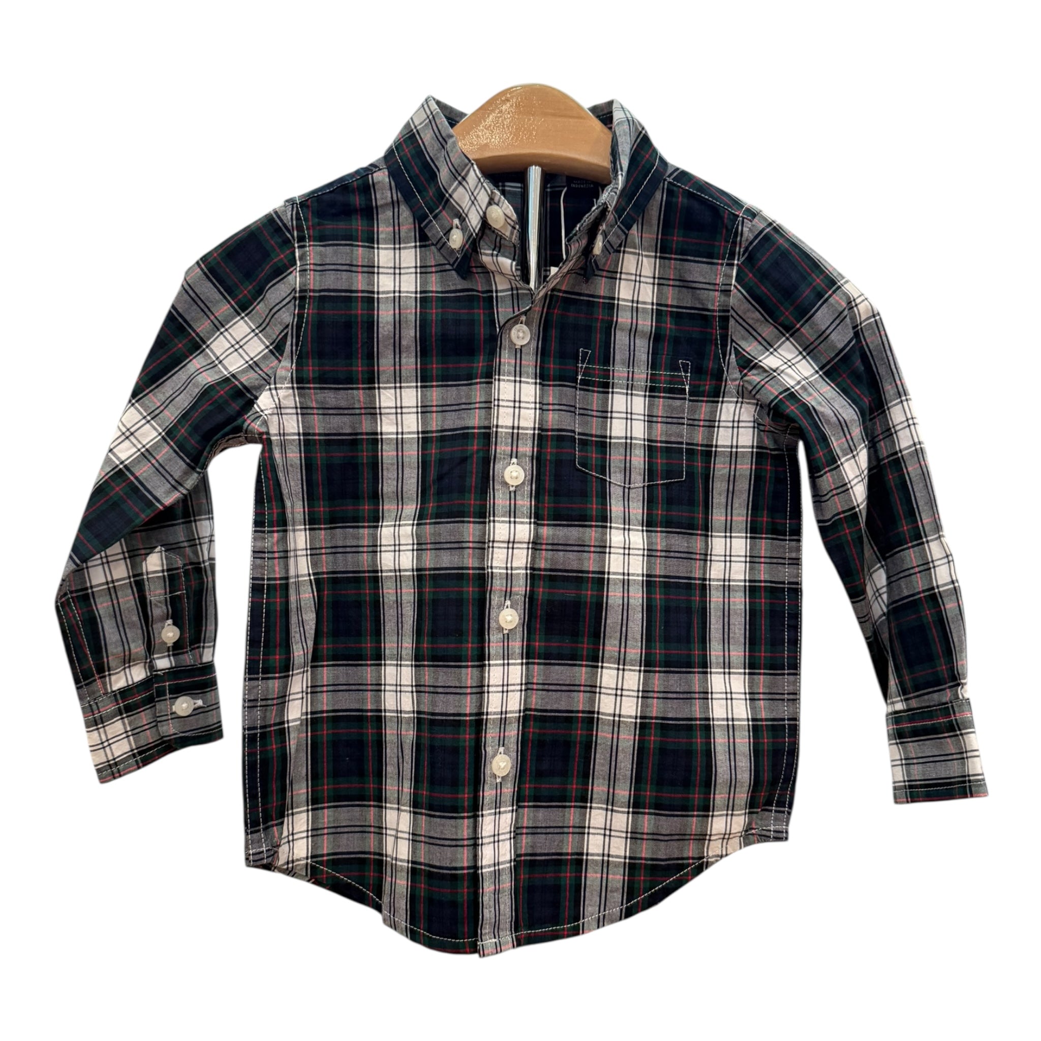 Janie & Jack Tartan Shirt