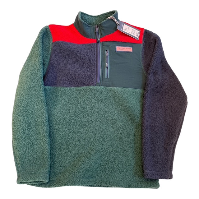 Vineyard Vines Color-Block Fleece Pullover