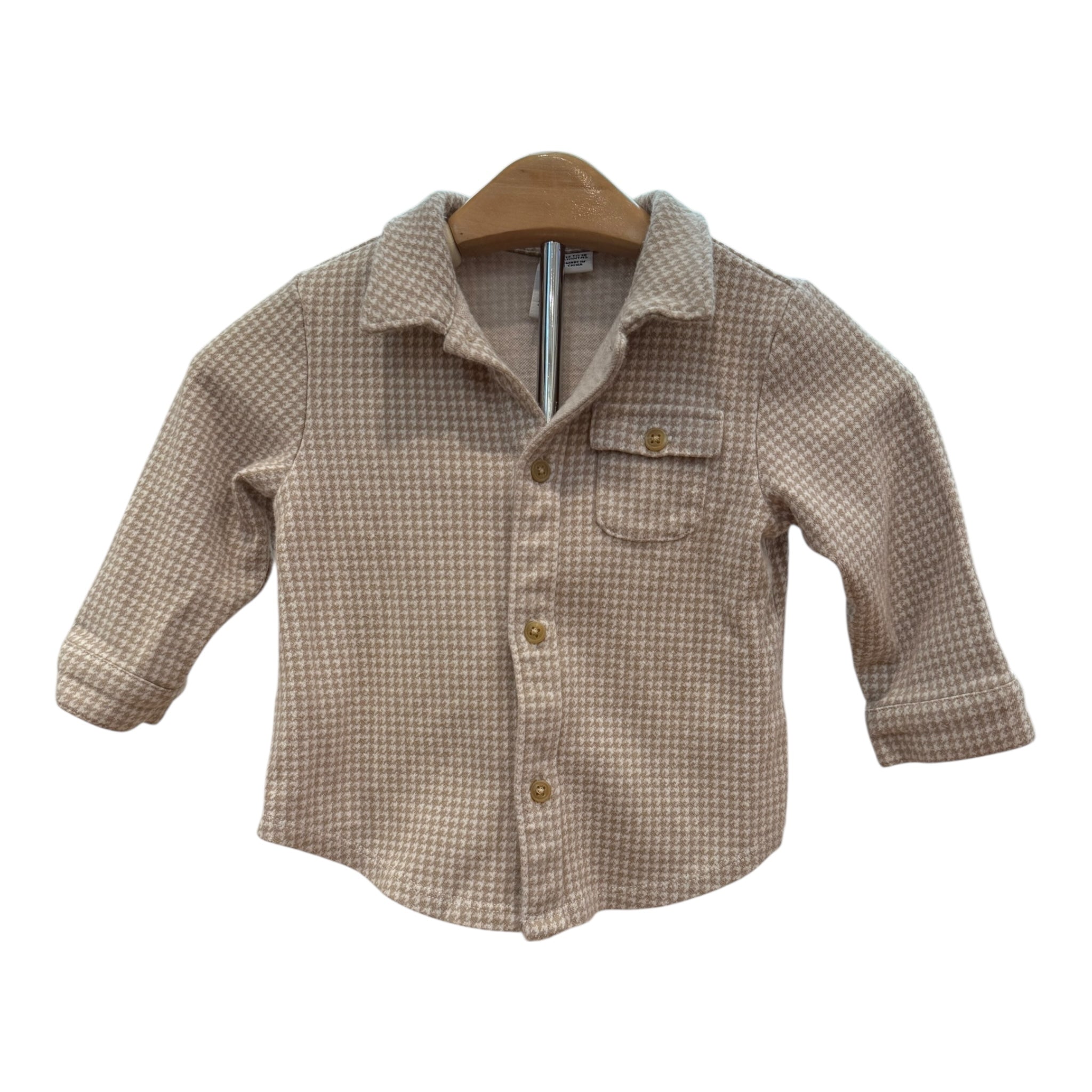 Janie & Jack Houndstooth Shirt