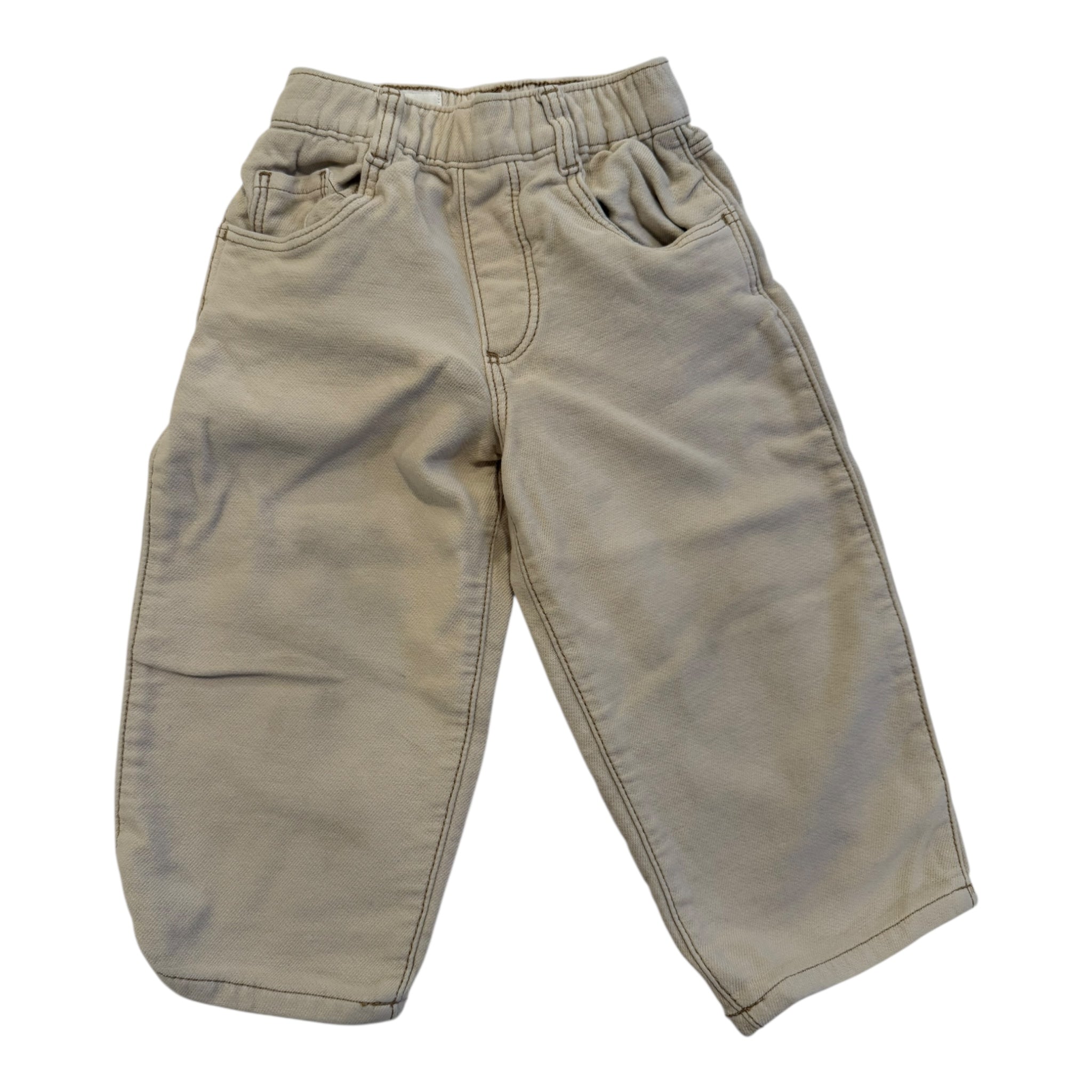 Zara Baggy Topstitched Pants