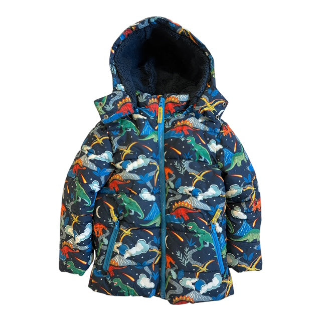 Boden Dinosaur Puffer Jacket