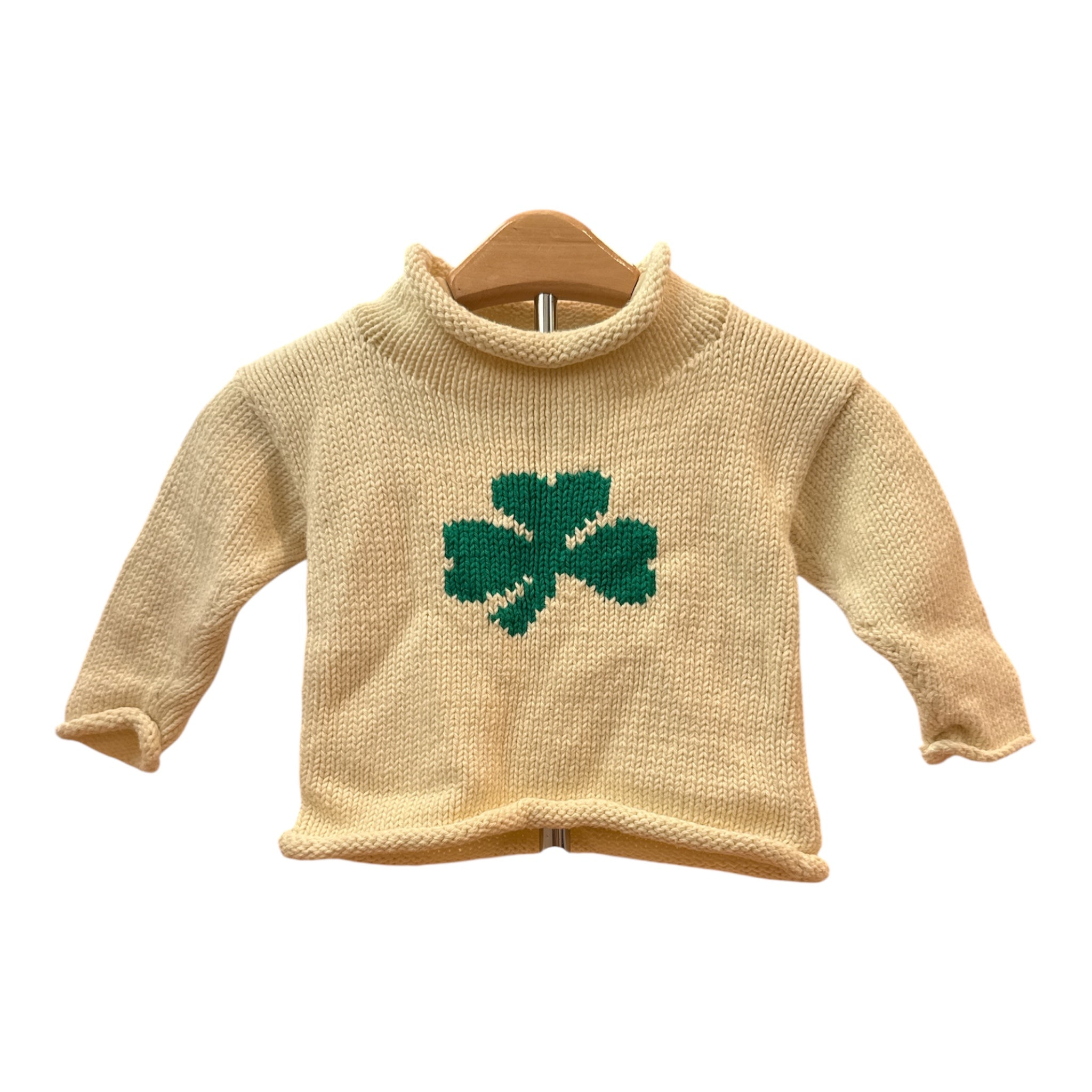 Claver Shamrock Roll Neck Sweater