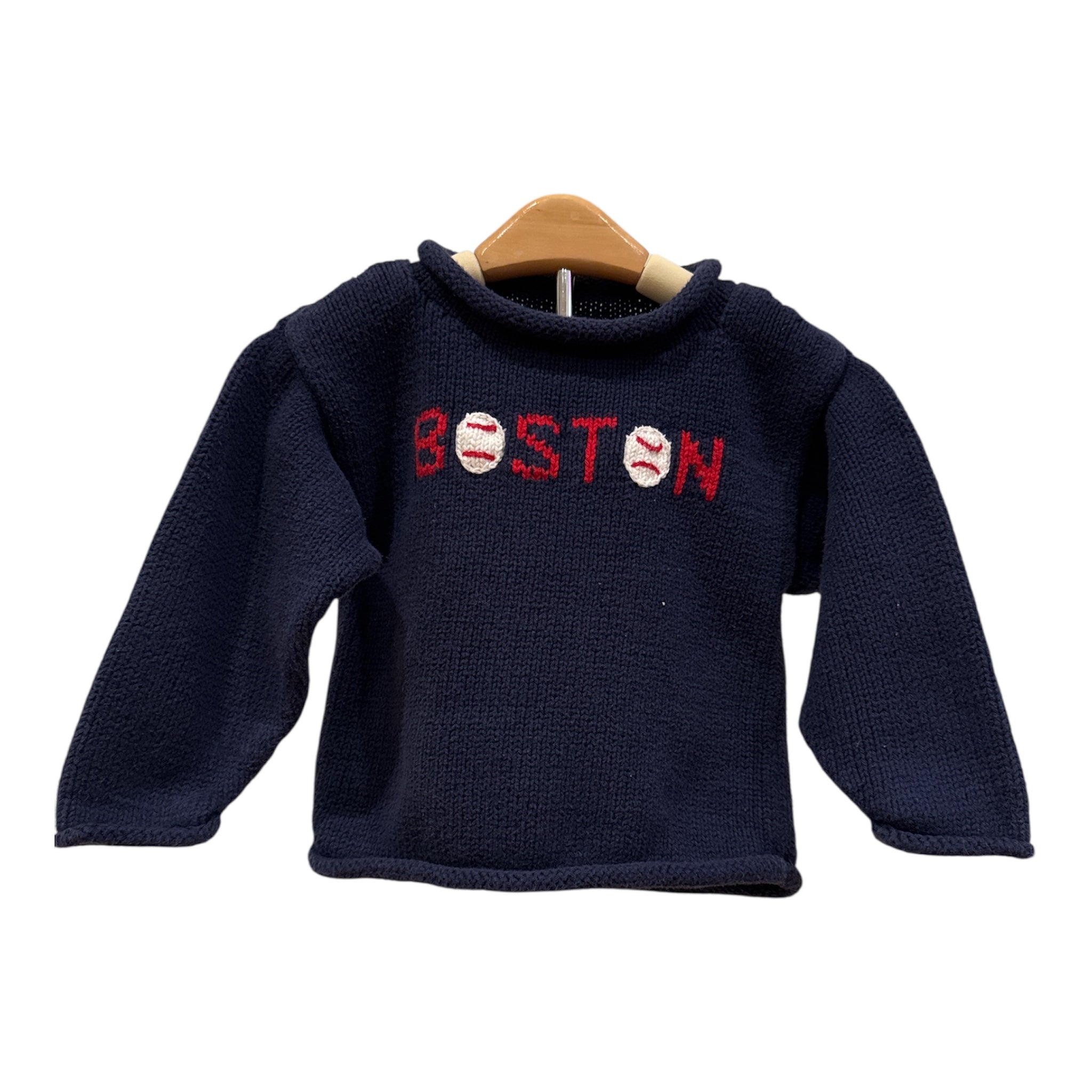 Coco Villa Boston Baseball Roll Neck Sweater
