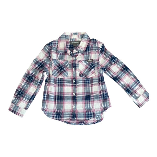Eddie Bauer Pink Flannel Shirt