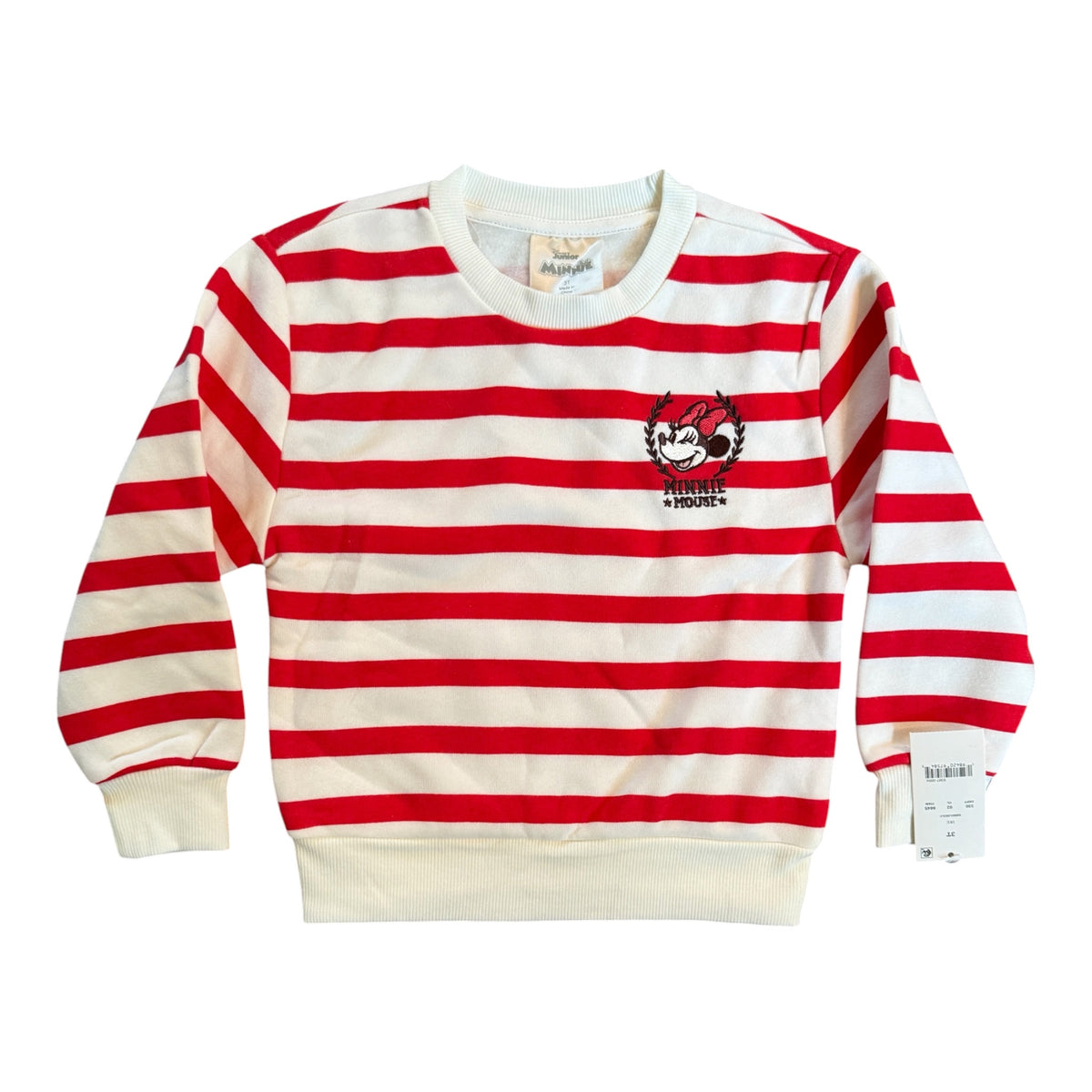 Disney Minnie Mouse Striped Sweatshirt